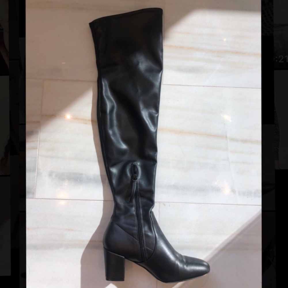 Rebecca minkoff thigh high leather boots